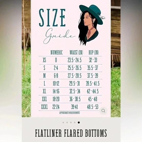 Wisteria Lane flatliner flared bell bottoms NWOT - Picture 10 of 10